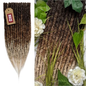 DREDLOKI SYNTETYCZNE - BOHO LIGHT - 10 szt. 