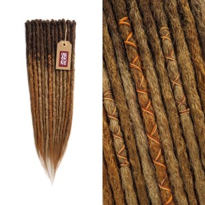 DREDLOKI SYNTETYCZNE - BROWN&FOXY - 10szt.