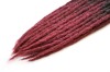 dredy, dready, dreadloki, dredloki syntetyczne, dreadlocks, ciemny brąz, zestaw, Red Ombre