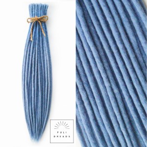 DREDLOKI WEŁNIANE- LIGHTBLUE - 10 szt. 