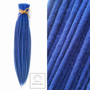 DREDLOKI WEŁNIANE- ROYALBLUE - 10 szt.