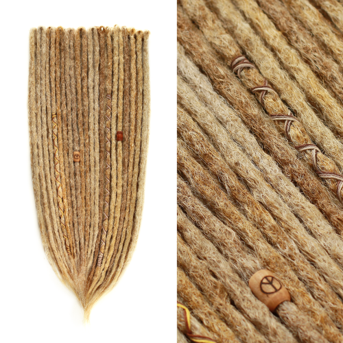 dredy, dready, dreadloki, dredloki syntetyczne, dreadlocks, ciemny brąz, zestaw, desert wind