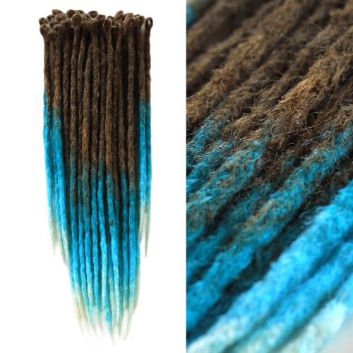 dredy, dready, dreadloki, dredloki syntetyczne, dreadlocks, ciemny brąz, zestaw, FROSTY BROWN