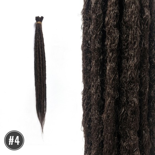 dredy, dready, dreadloki, dredloki syntetyczne na sztuki, kolor #4