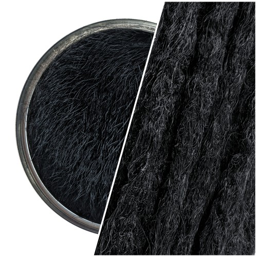 DREDY SYNTETYCZNE Z PĘDZELKIEM kolor  #1, dredy, dready, dredloki, dreadlocks